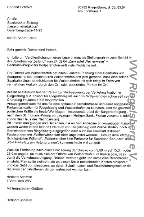 SZ Leserbrief 040305